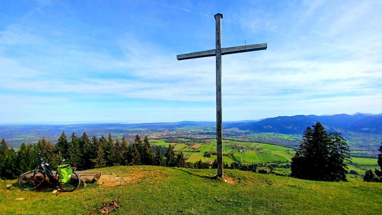 Ferienwohnung Geierstein Wackersberg エクステリア 写真